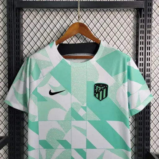 Atlético de Madrid Training Shirt 23/24 - Men's White and Green Fan Shirt