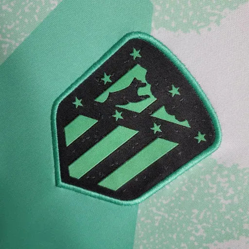 Atlético de Madrid Training Shirt 23/24 - Men's White and Green Fan Shirt