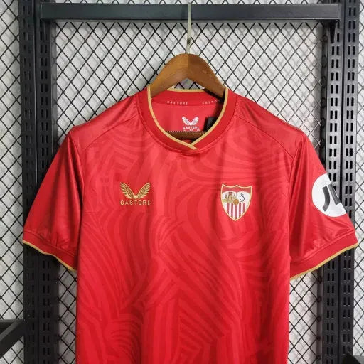 Sevilla Away Shirt 23/24 - Men's Fan Red