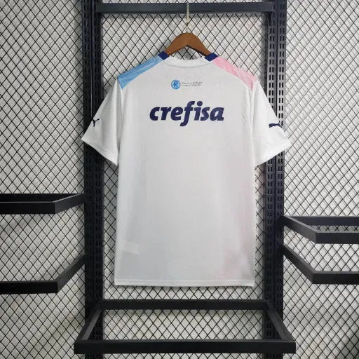 Palmeiras Commemorative Edition Shirt 23/24 - Men's Fan White, Blue and Pink