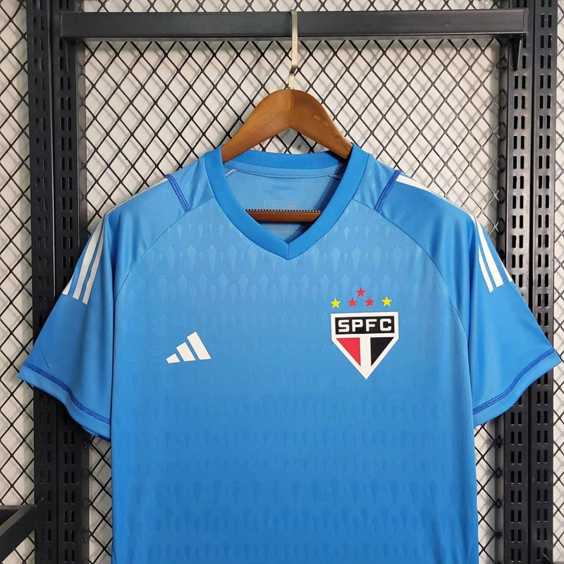 Sao Paulo Goalkeeper Shirt 23/24 - Men's Fan Blue