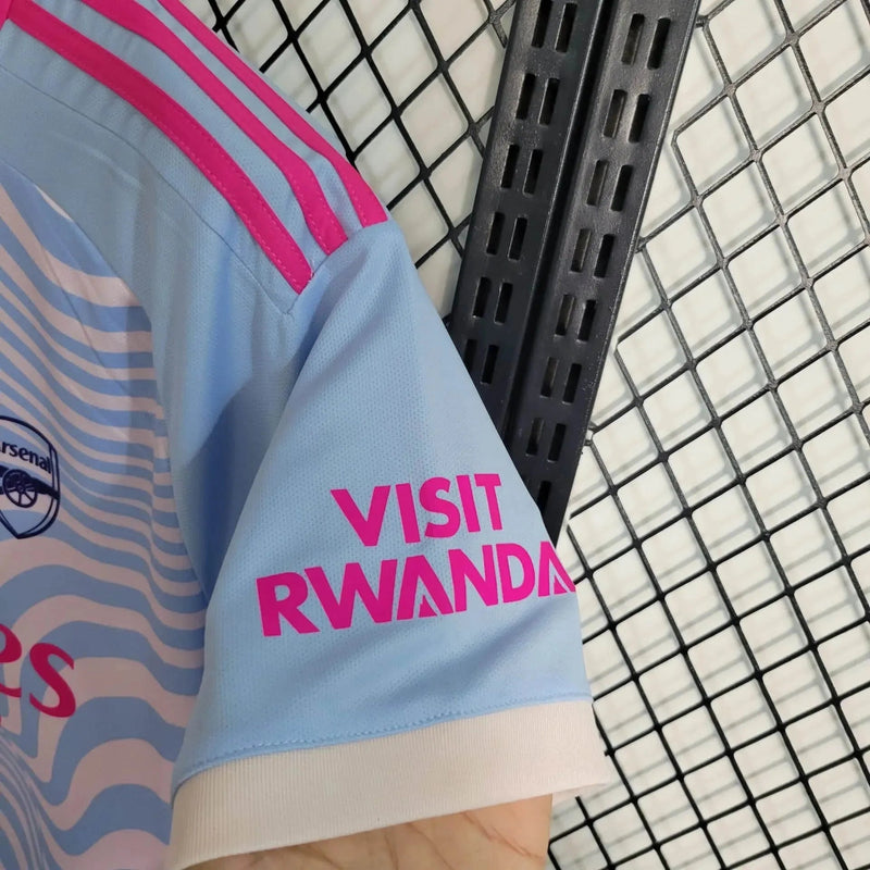 Arsenal Training Shirt 23/24 - Men's Fan Blue and Pink