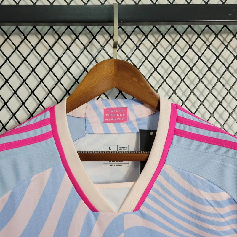 Arsenal Training Shirt 23/24 - Men's Fan Blue and Pink