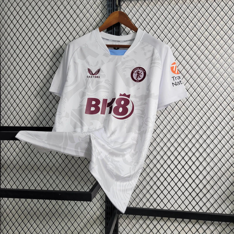Aston Away Shirt 23/24 - Men's Fan White