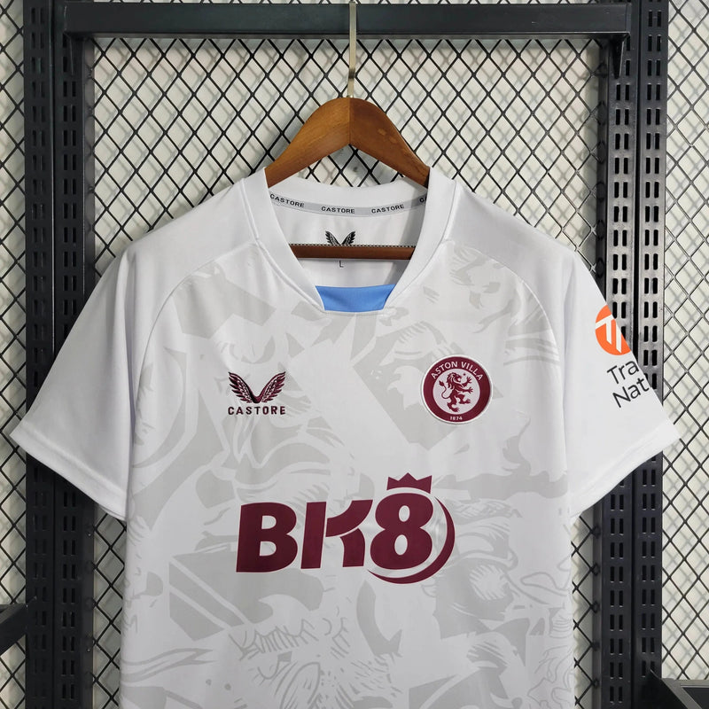 Aston Away Shirt 23/24 - Men's Fan White