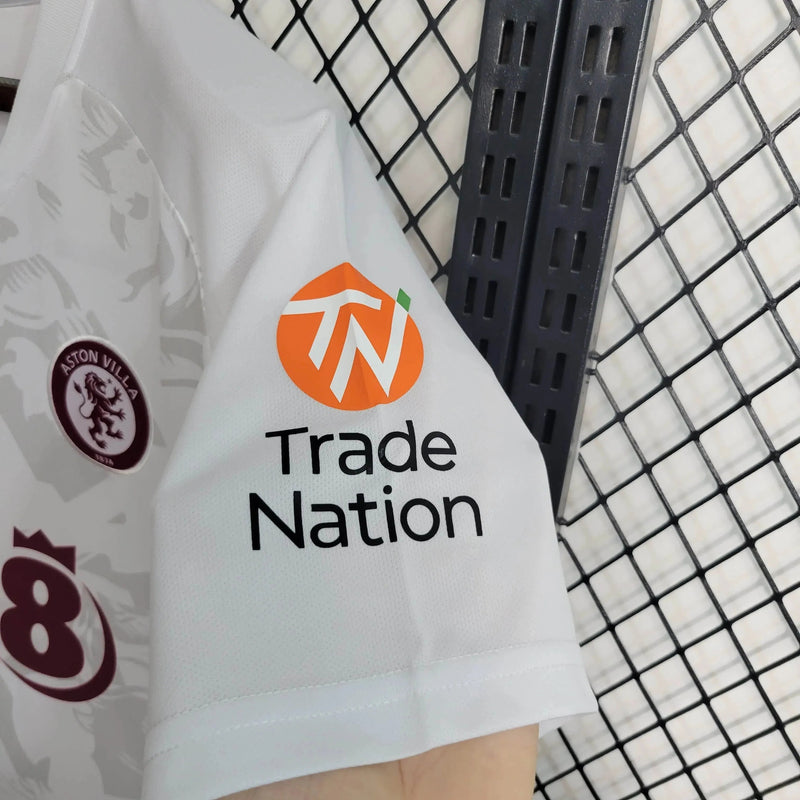 Aston Away Shirt 23/24 - Men's Fan White