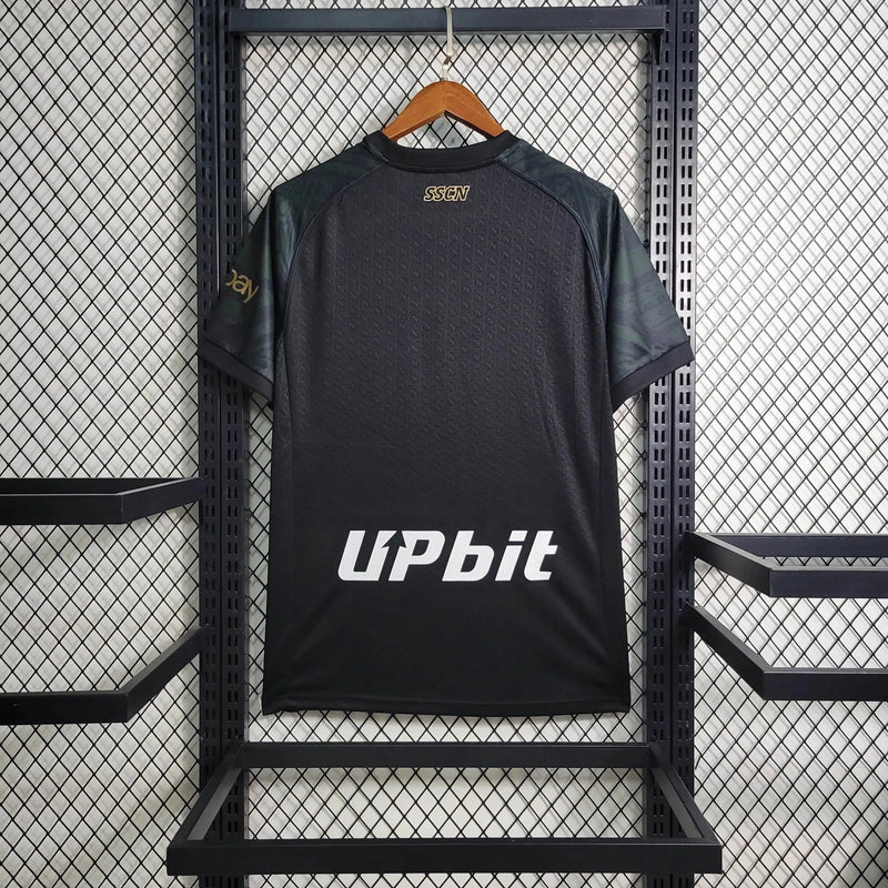 Napoli Away II Shirt 23/24 - Men's Fan Black