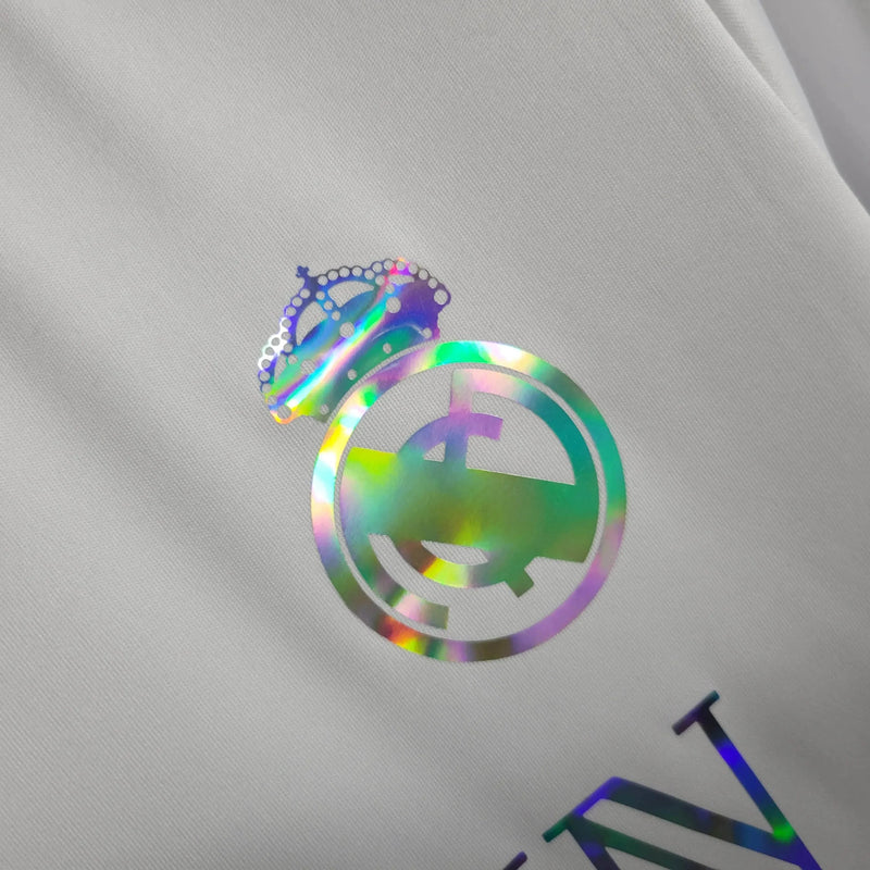 Real Madrid BALMAIN Fan Shirt - Men's Reflective White