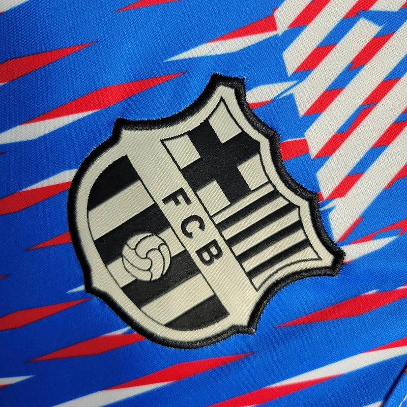 Barcelona Training Shirt 23/24 - Men's Fan Blue