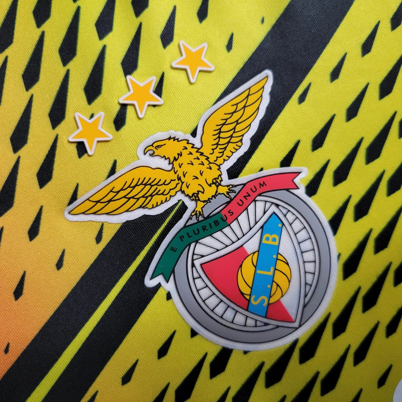Benfica Training Shirt 23/24 - Men's Supporter Yellow and Black
