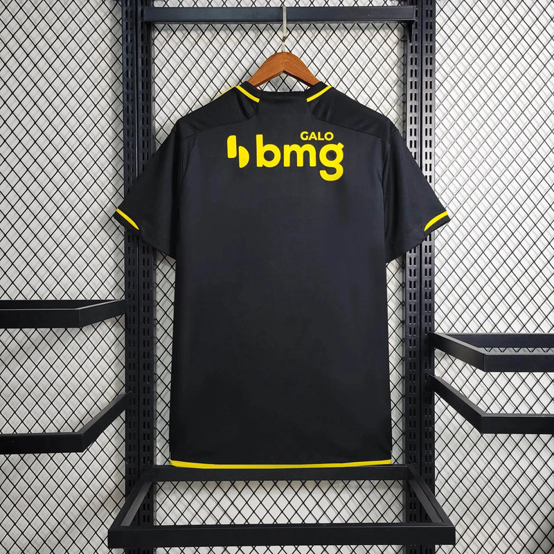 Atlético Mineiro Away II Shirt 23/24 - Men's Fan Black and Yellow