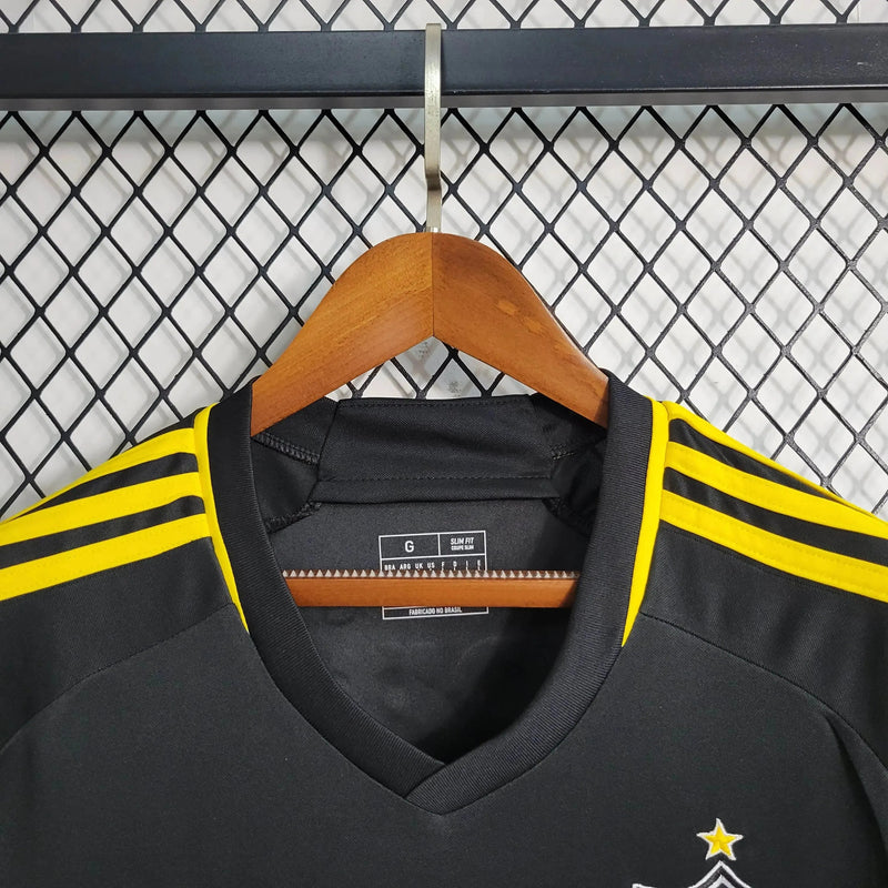 Atlético Mineiro Away II Shirt 23/24 - Men's Fan Black and Yellow