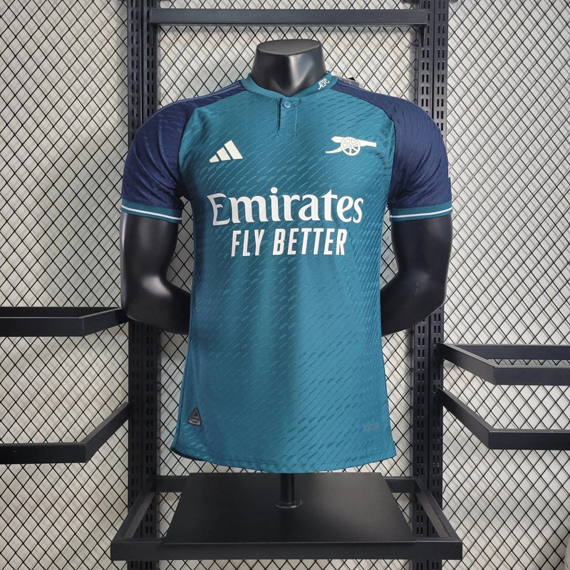 Arsenal Away II Shirt 23/24 - Mens Player Blue