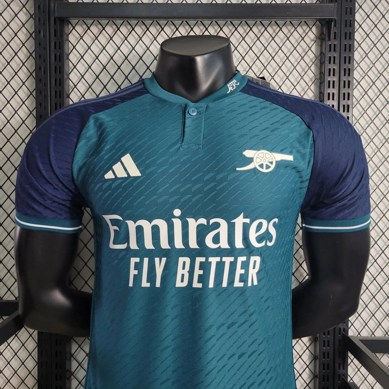 Arsenal Away II Shirt 23/24 - Mens Player Blue