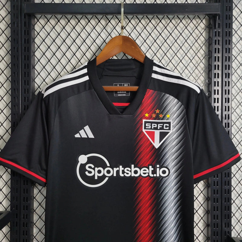 São Paulo Away II Shirt 23/24 - Men's Supporter Black