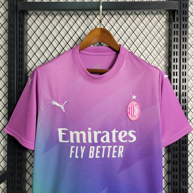 AC Milan Away II Shirt 23/24 - Men's Fan Purple