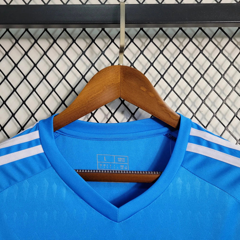 Juventus Goalkeeper Shirt 23/24 - Men's Fan Blue