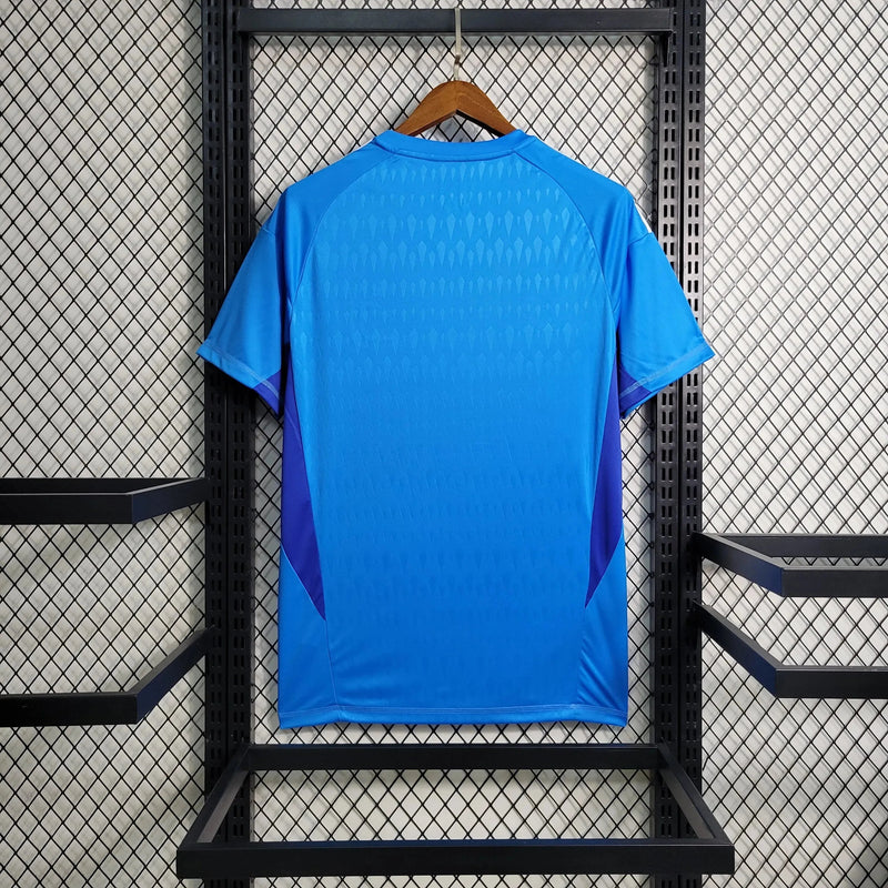 Juventus Goalkeeper Shirt 23/24 - Men's Fan Blue