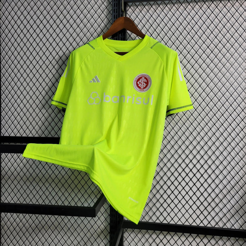 Sport Club Internacional Goalkeeper Shirt 23/24 - Men's Supporter Fluorescent Green