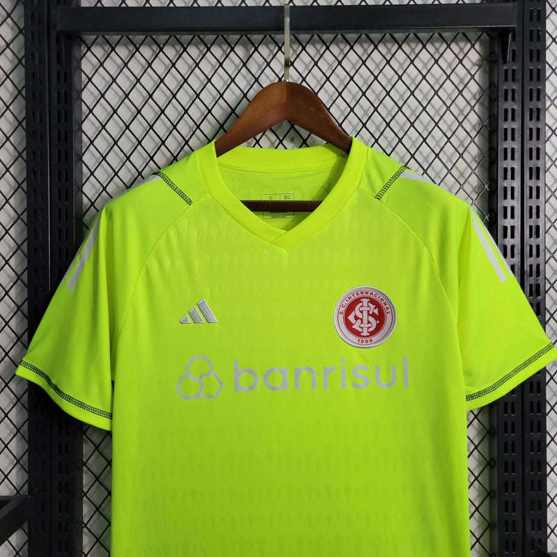 Sport Club Internacional Goalkeeper Shirt 23/24 - Men's Supporter Fluorescent Green