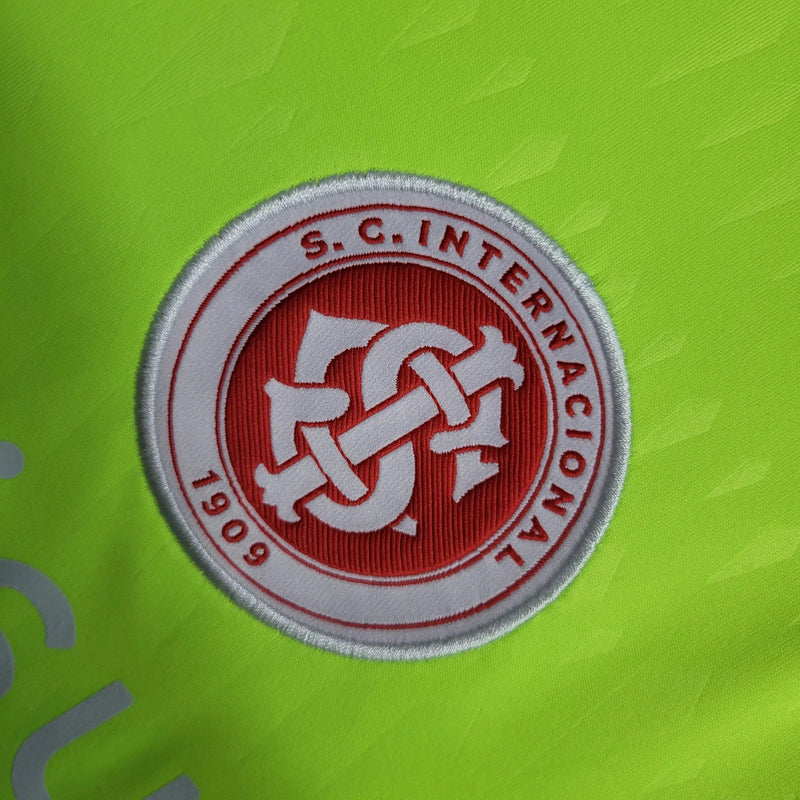 Sport Club Internacional Goalkeeper Shirt 23/24 - Men's Supporter Fluorescent Green