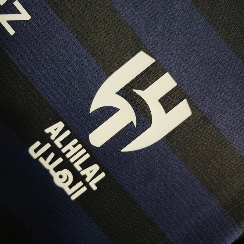 Al-Hilal Away II Shirt 23/24 - Men's Fan Black + Neymar 10