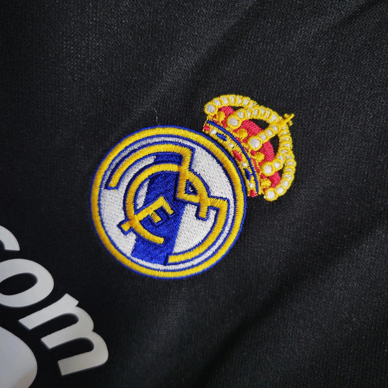 Real Madrid Retro Away Shirt 2008/09 - Men's Fan Shirt - Black