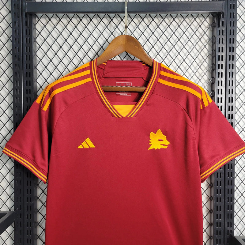 Roma Home Shirt 23/24 - Men's Fan Shirt Red