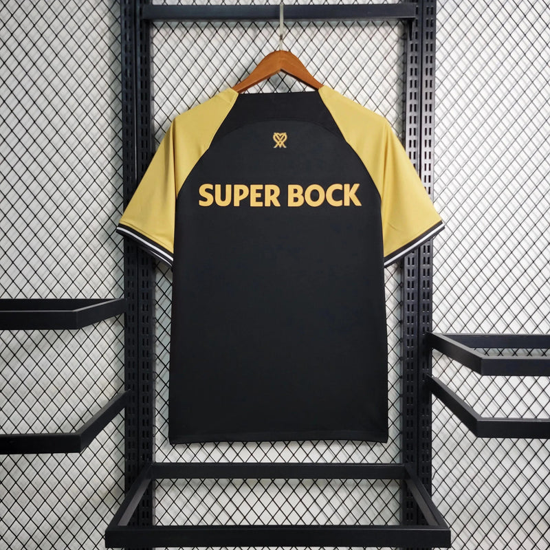 Sporting Away II Shirt 23/24 - Men's Black Fan CR7