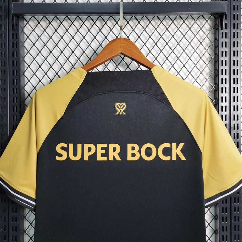 Sporting Away II Shirt 23/24 - Men's Black Fan CR7