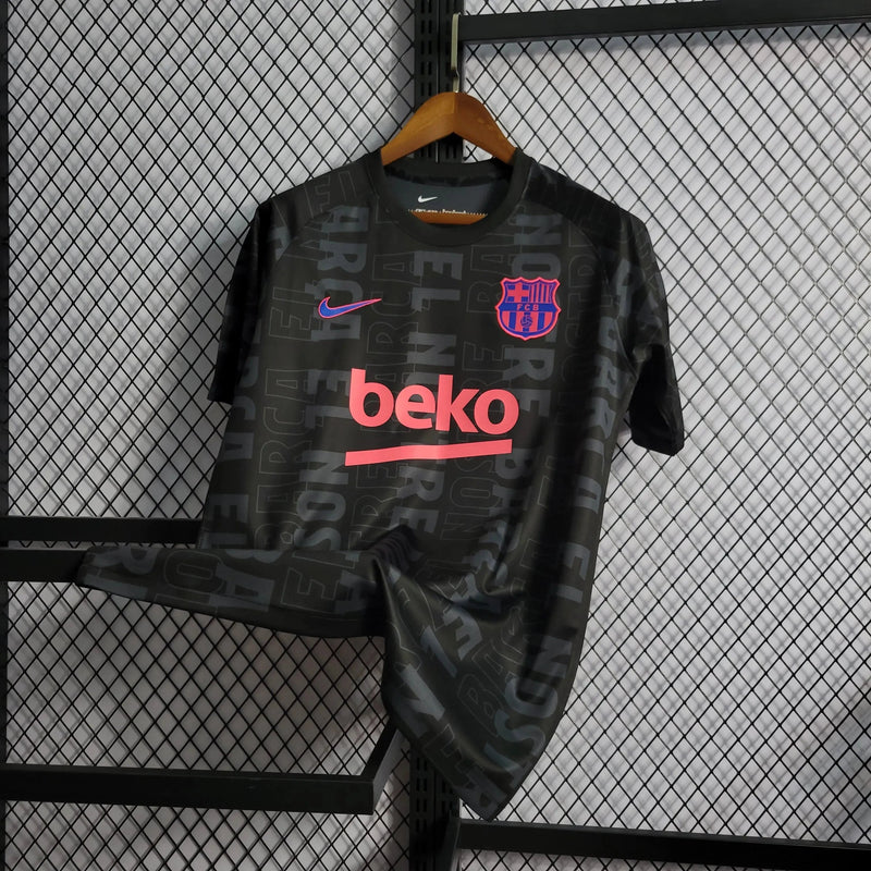 Barcelona Training Shirt 2022 - Men's Fan Black and Purple