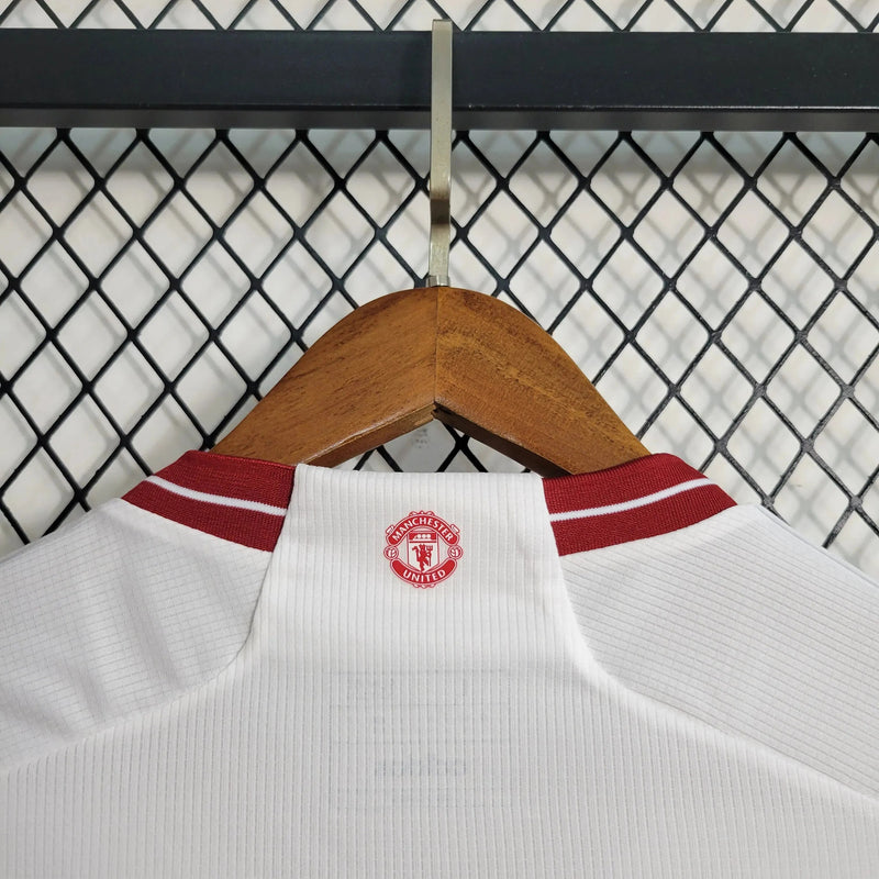 Manchester United Away Shirt 23/24 - Men's Fan White