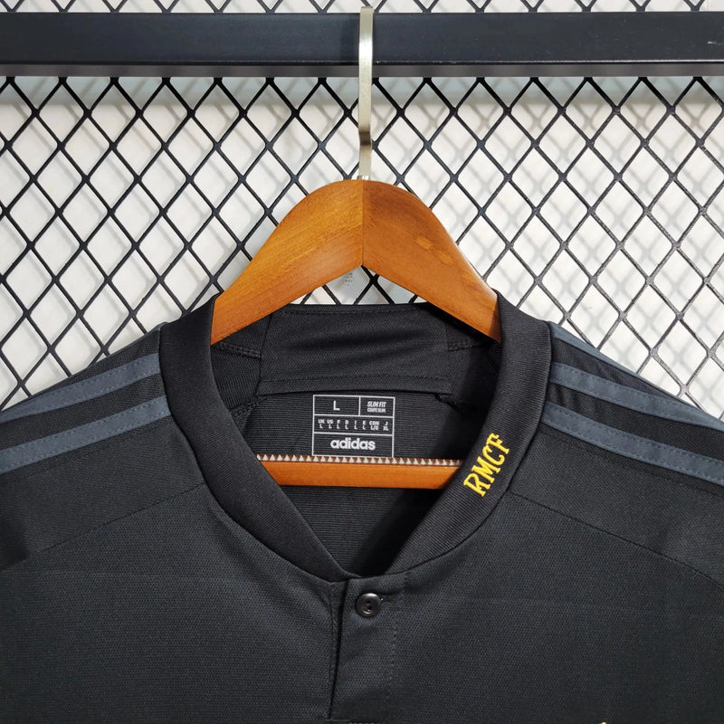 Real Madrid Away II Shirt 23/24 - Men's Fan Black and Yellow