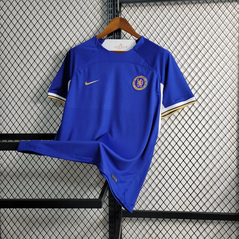 Chelsea Home Shirt 23/24 - Men's Blue Reflective Fan Shirt