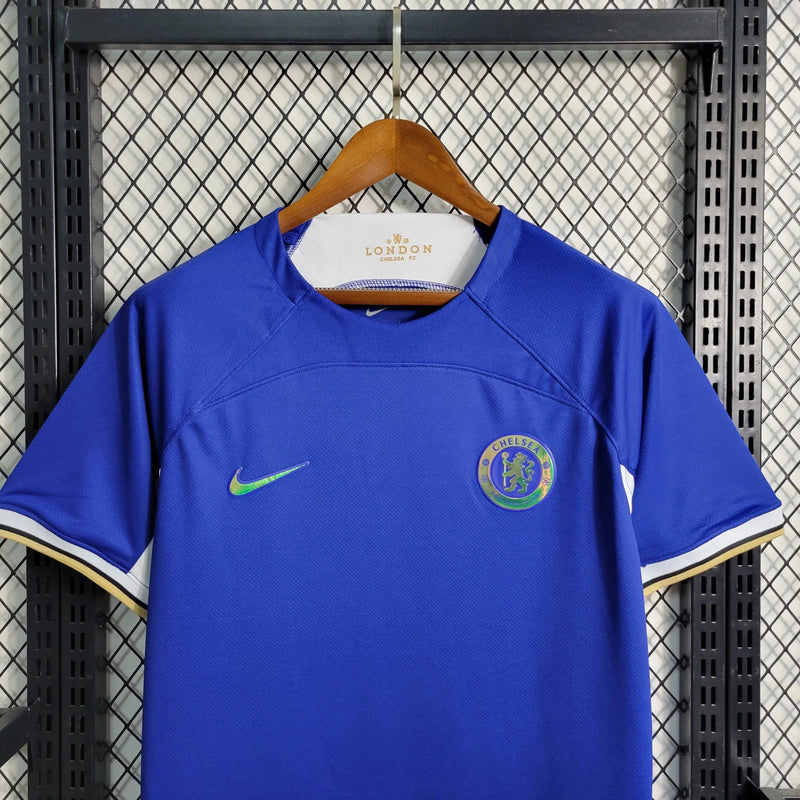 Chelsea Home Shirt 23/24 - Men's Blue Reflective Fan Shirt