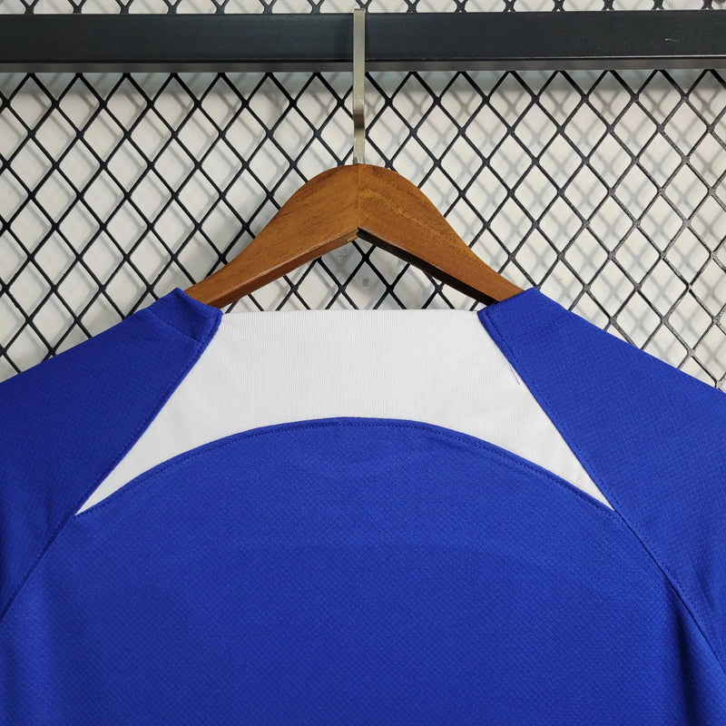 Chelsea Home Shirt 23/24 - Men's Blue Reflective Fan Shirt