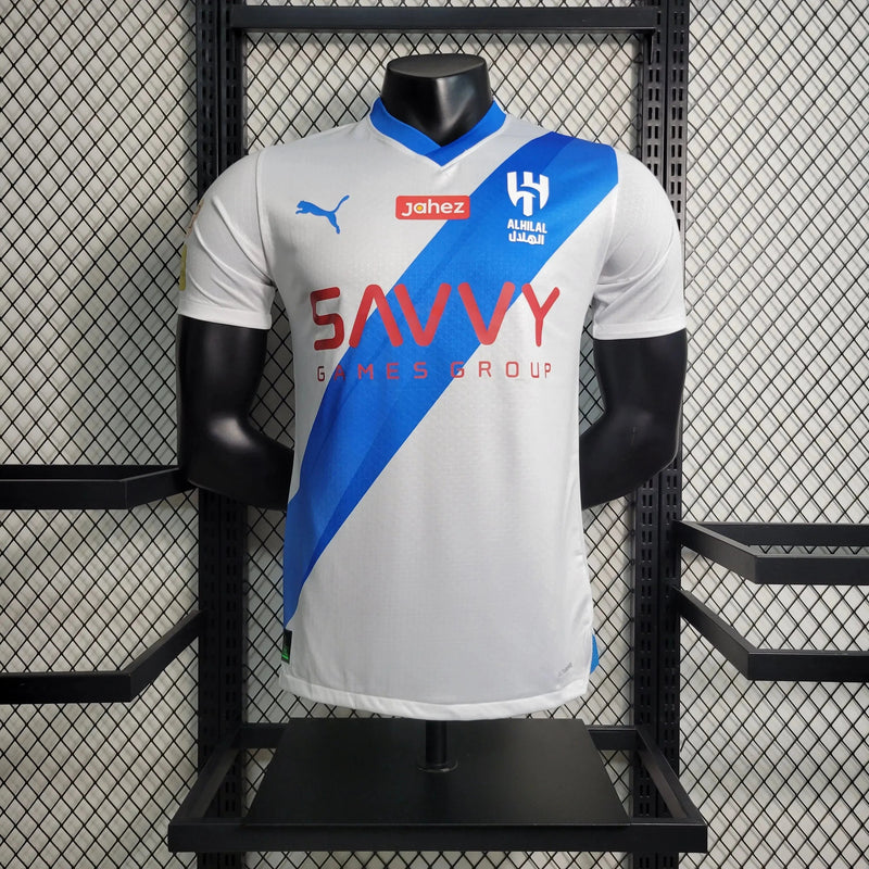 Al-Hilal Away Shirt 23/24 - Men's Player White + Neymar 10