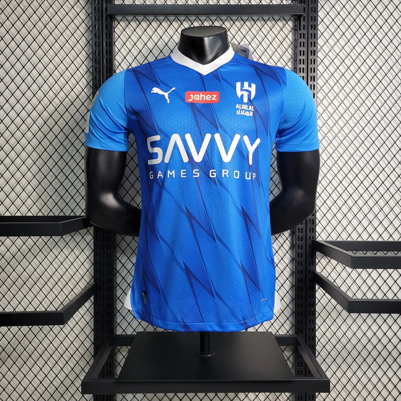 Al-Hilal Home Shirt 23/24 - Men's Player Blue + Neymar 10