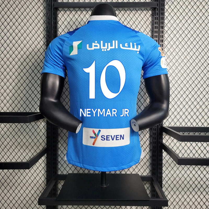 Al-Hilal Home Shirt 23/24 - Men's Player Blue + Neymar 10