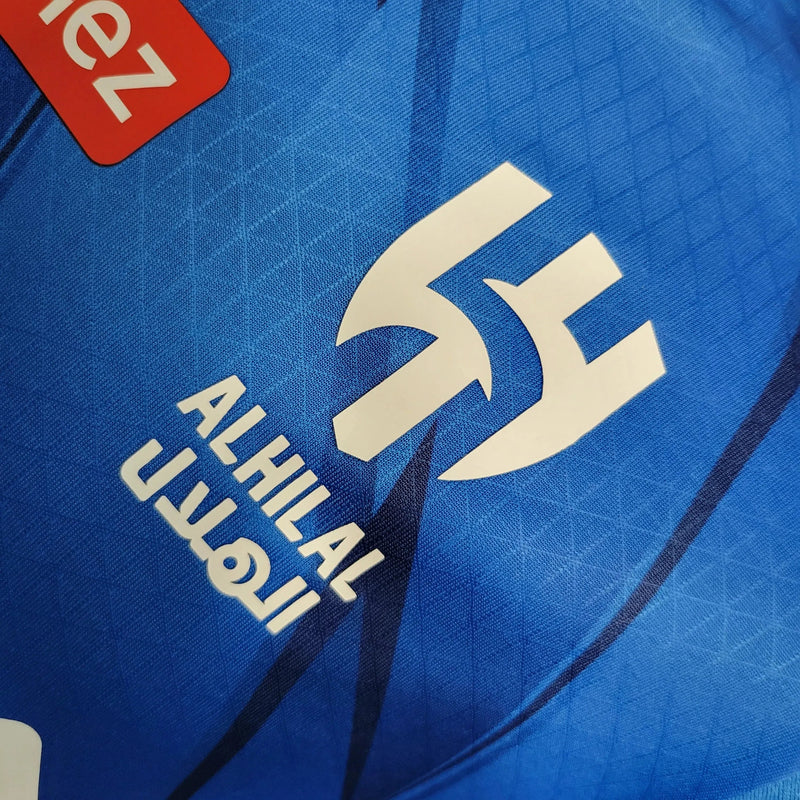 Al-Hilal Home Shirt 23/24 - Men's Player Blue + Neymar 10