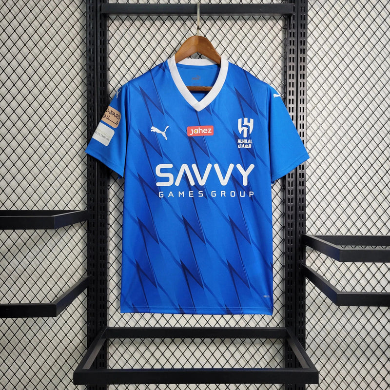 Al-Hilal Home Shirt 23/24 - Men's Fan Blue + Neymar 10