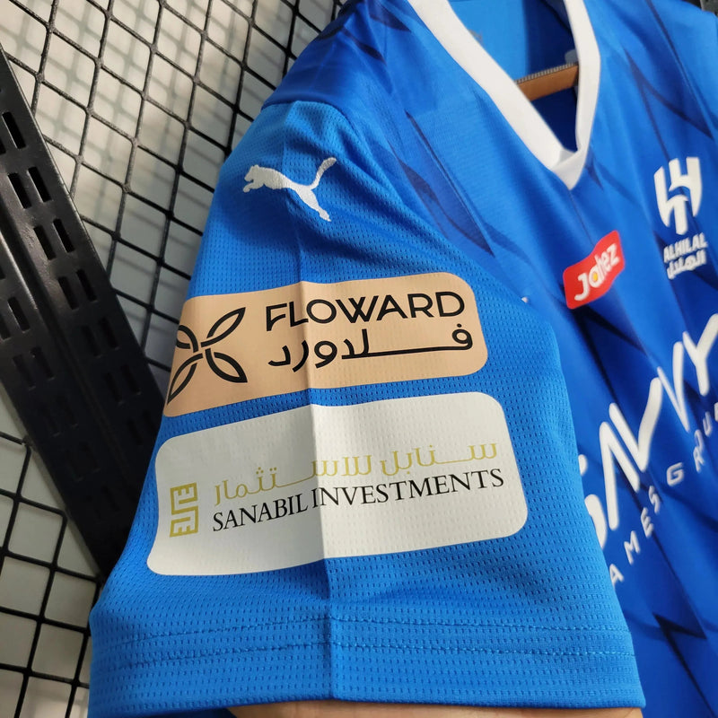 Al-Hilal Home Shirt 23/24 - Men's Fan Blue + Neymar 10