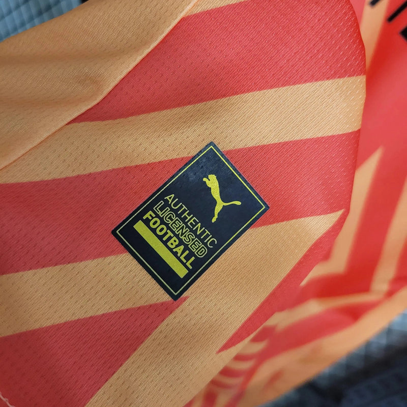 AC Milan Goalkeeper Shirt 23/24 - Men's Fan Orange
