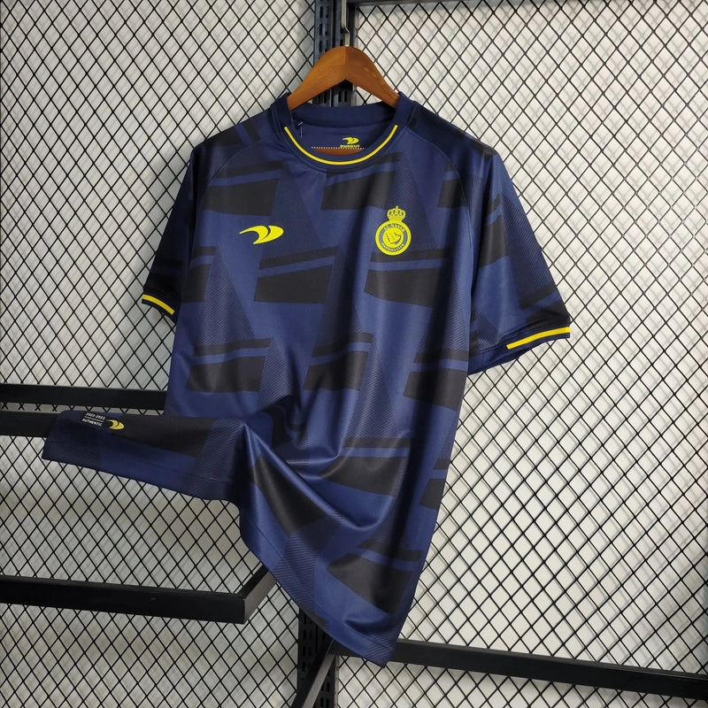 Al-Nassr Training Shirt 23/24 - Men's Fan Blue and Black