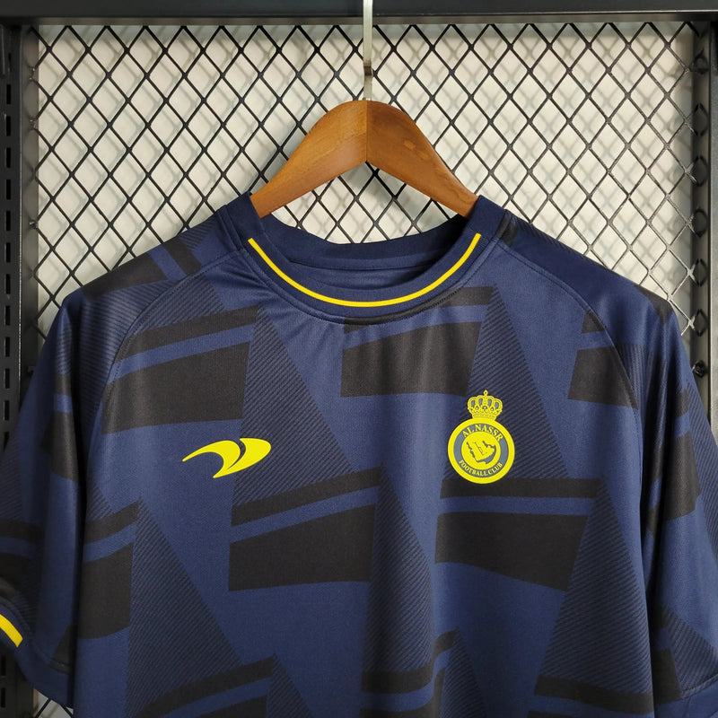 Al-Nassr Training Shirt 23/24 - Men's Fan Blue and Black