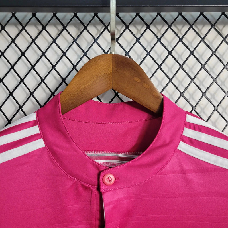 Real Madrid Retro Away Shirt 14/15 - Men's Fan Pink