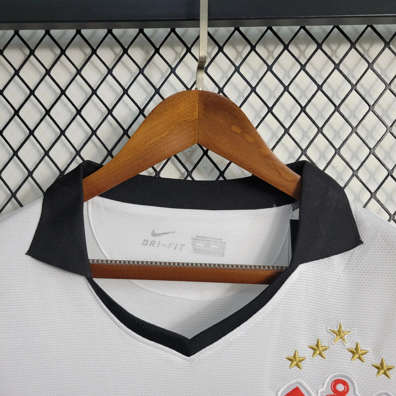 Timão Retro Home Shirt 2011 - White Men's Fan Shirt
