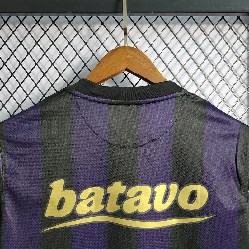 Timão Retro Away Shirt 2009/10 - Men's Fan Shirt Black and Purple