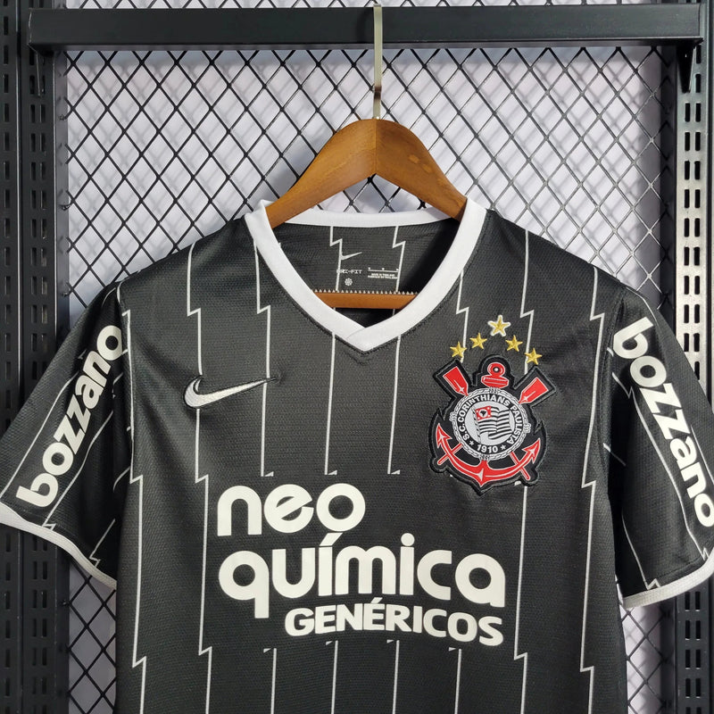 Timão Retro Away Shirt 11/12 - Men's Fan Black