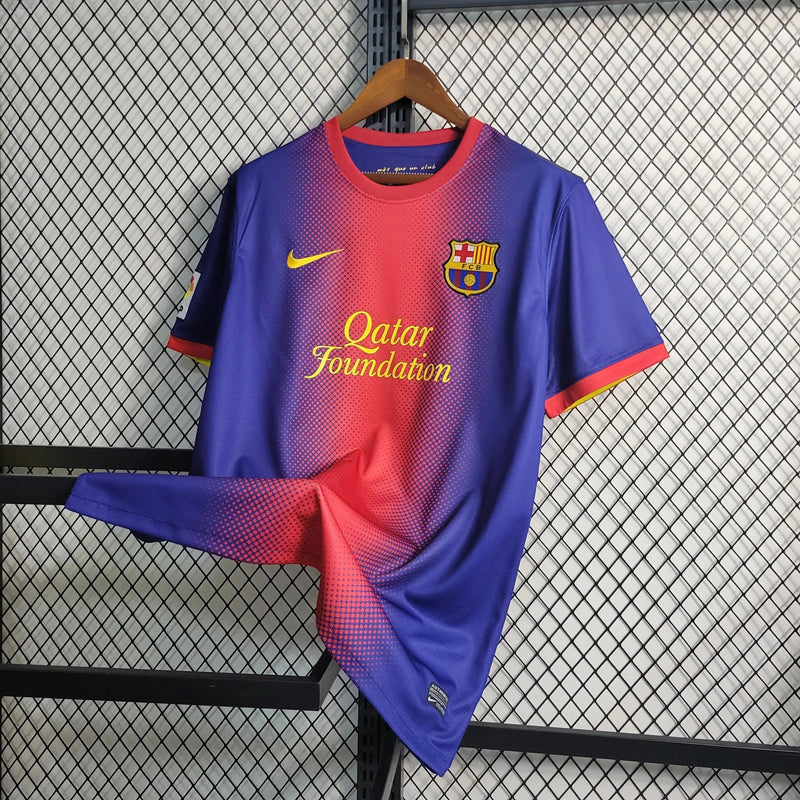 Barcelona Retro Home Shirt 12/13 - Men's Fan Shirt
